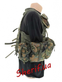 Жилет тактич. модульная система (8 карм.) Flecktarn-2