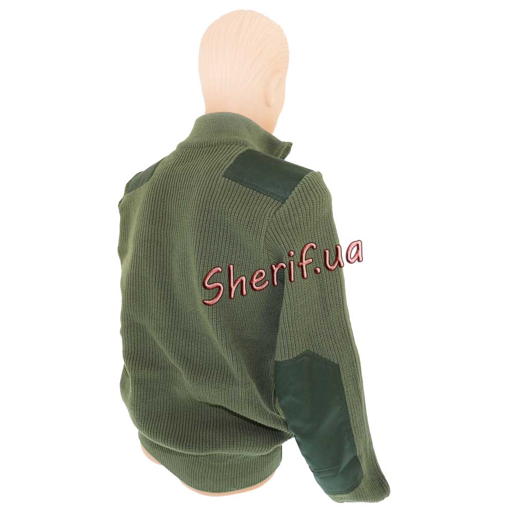 Sviter s molniey oliva 3